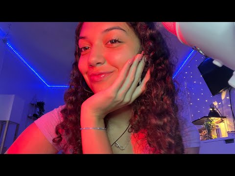 ASMR~ Repeating my intro (clicky wispers w/ hand sounds) ✨✨