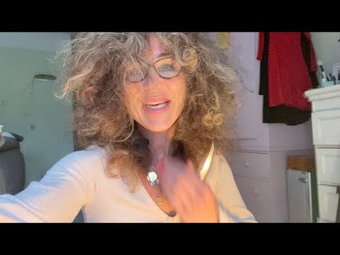 ASMR Vlog - me, my hair, smiles, ramble and a question for you. Yes, you
