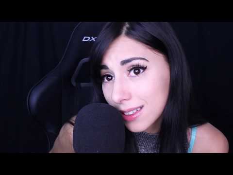 ASMR Lip Gloss Application Mouth Sounds and Whispers 💋  Blue Yeti Triggers