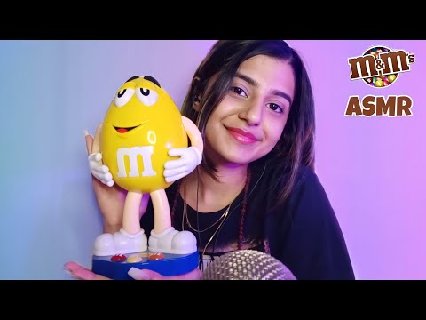 INDIAN ASMR | Giving You Tingles W/ M&M Candy Dispenser | Tapping, Scratching, Eating | 5 Min ASMR