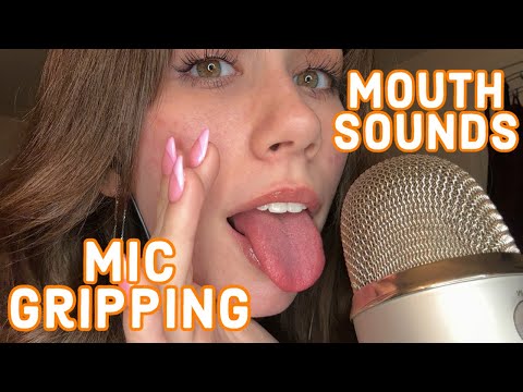 ASMR | Breathy Cupped Mouth Sounds & Mic Gripping (THANK FOR 200k ❤️)