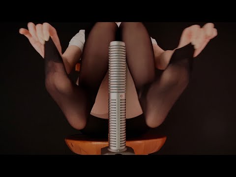 ASMR 👠 Stockings Scratching | Healing office workers