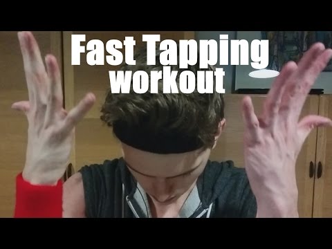 (ASMR) Extreme Fast Tapping Workout - Whispering + Aggressive, Intense Tapping