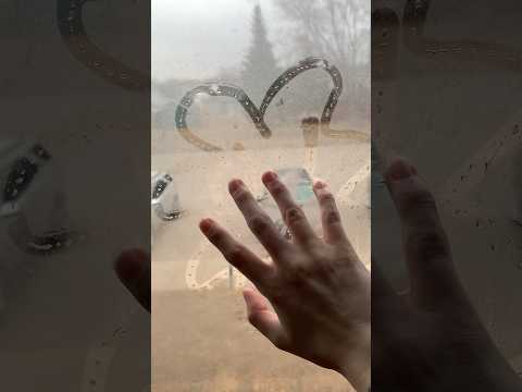 Foggy Glass Window Drawing and Tapping ASMR #asmr #shorts