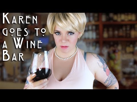Karen Goes to a Wine Bar - ASMR