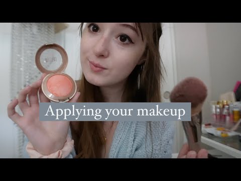 ASMR makeup application