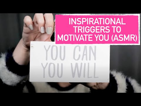 ASMR TO CHEER YOU UP | POSITIVE AFFIRMATIONS AND INSPIRATIONAL QUOTES ( Tapping ASMR)