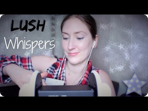 ASMR Close Up Whispered Lush Show & Tell - Scratching, Tapping, Lid Opening & Lotion Sounds