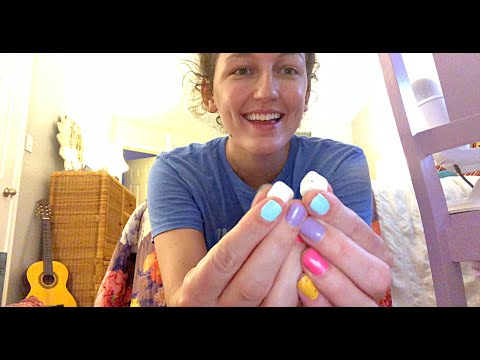 ASMR ~ 💙😊 simple, tingly GUM chewing rambles 😊💙