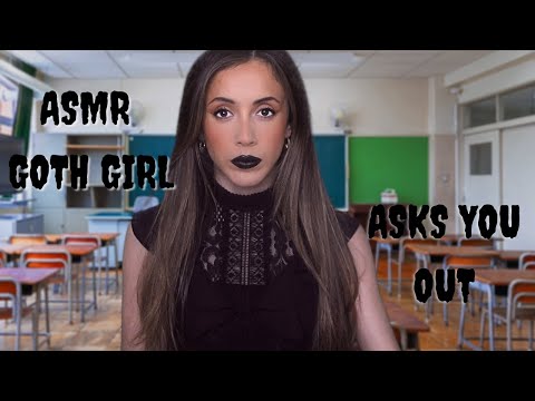 ASMR Goth Classmate Asks You Out | soft spoken