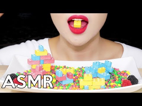 ASMR LEGO CANDY 레고사탕 리얼사운드 먹방 Eating Sounds