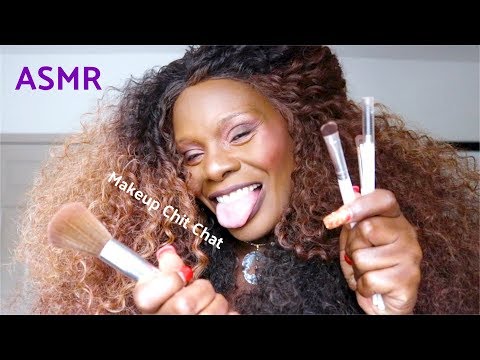 Makeup ASMR Soft Chit Chat Trying Elf (makeup) Brushes