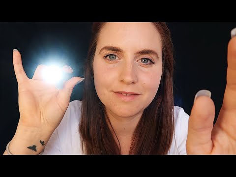 ASMR Close Up Eye Exam|Light Triggers|Soft Spoken