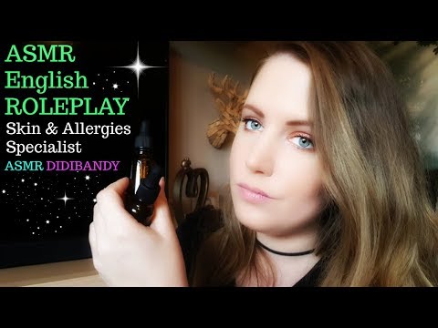 ASMR Dermatologist Roleplay with Binaural skin allergy testing and whispering