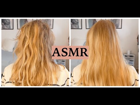 ASMR Making My Friend's Hair Presentable 😎 (Hair Brushing, Spraying & Hair Play Sounds, No Talking)