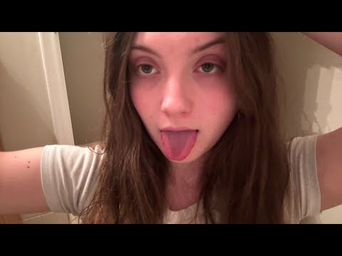 ASMR | intense tongue fluttering, collarbone tapping, pulling negative energy, hand movements, +more
