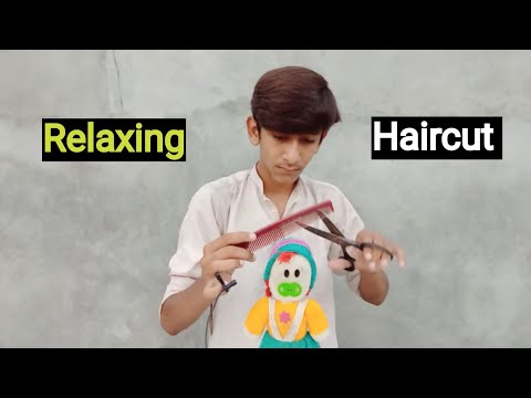 ASMR Doing Haircut of a Doll for Stress Relief