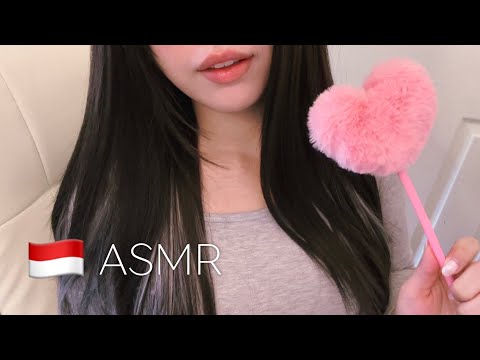 Korean girl tried ASMR in Indonesian 🇮🇩 (30 trigger words for you to sleep well 💕)