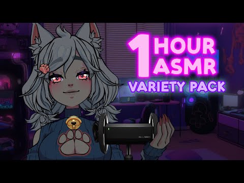 1 HOUR ASMR VARIETY PACK TO MAKE YOUR BRAIN STOP OVERTHINKING