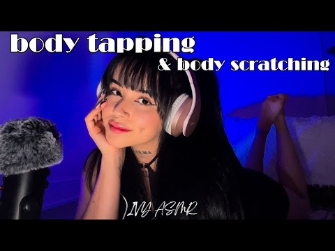 ASMR - Body tapping & Body scratching🥰 FALL ASLEEP IN ONLY 10 MINUTES😍😴💕
