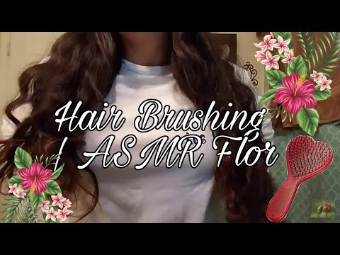 ASMR |Binaural - Rough Hair brushing, spritzing, and Cream ♡