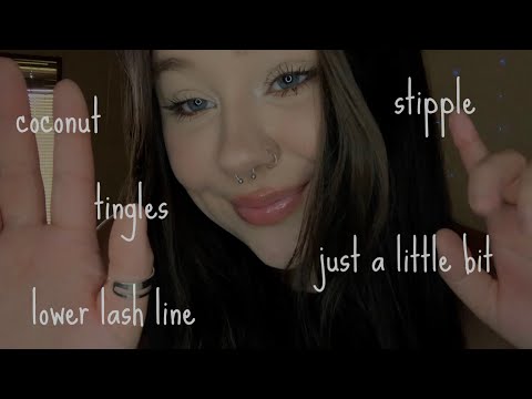ASMR | Repeating Trigger Words (Clicky Whispers, Hand Movements)