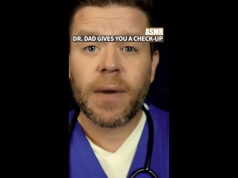 ASMR | Dr. Dad Gives You a Check-up #asmr #asmrjeremiah #shorts
