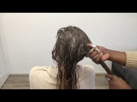 ASMR Head Shampoo Scalp Scratching Massage Hair Brushing No Talking