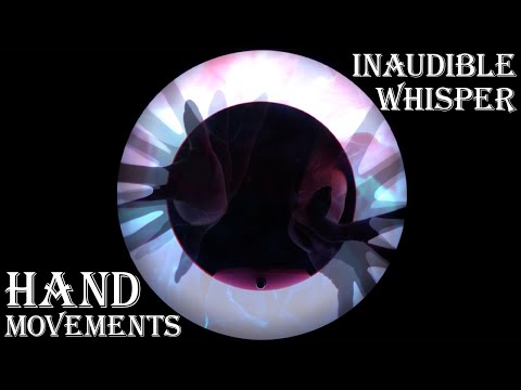 ASMR Ring Light Hand Movements and Inaudible Whisper 💎 Hypnotic Echo