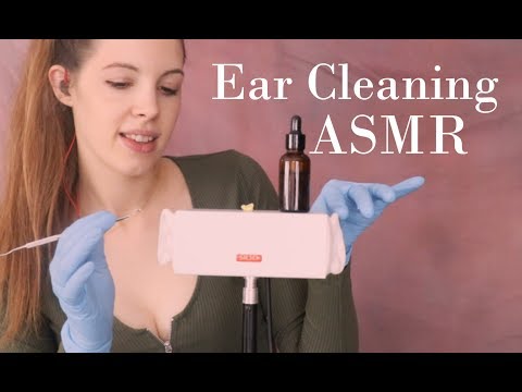 ASMR Ear Cleaning To Cure Tingle Immunity - Latex Gloves, Ear Picking...