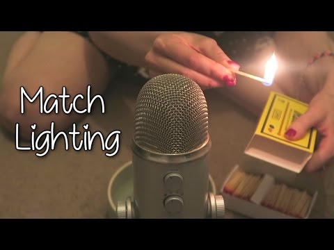 ASMR Match Lighting (No Talking)