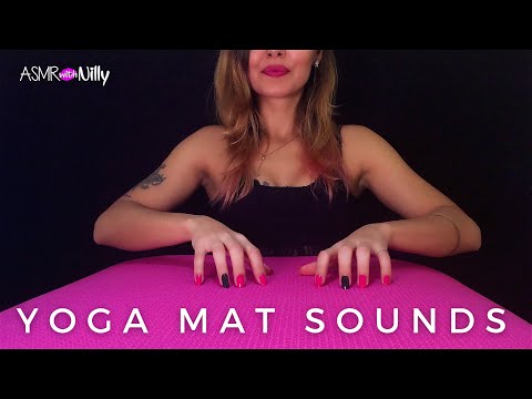 ASMR | Yoga Mat Sounds | Scratching, Tapping, Poking & Rubbing ASMR | Sticky Sounds (No Talking)