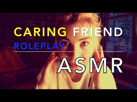 Caring Friend Roleplay ASMR ♡ CLOSE UP Whisper  ♡ Singing you to sleep ♡ fall asleep fast (English)
