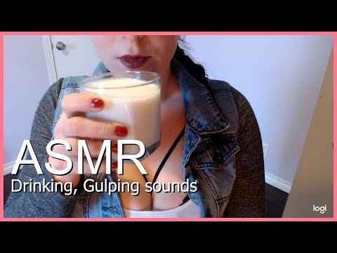 ASMR- Drinking and Gulping sounds