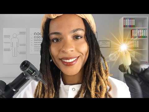 ASMR Jamaican Doctor Checks your Eyes AND Ears (AT THE SAME TIME) - Personal Attention Roleplay