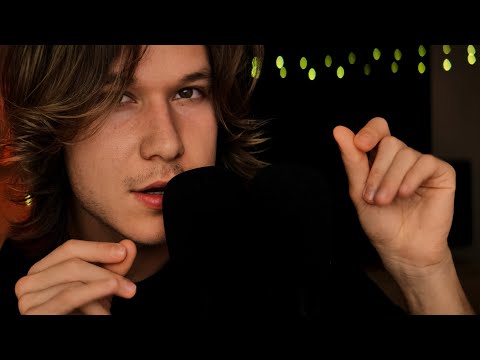 ASMR cryptic whispers & hand sounds