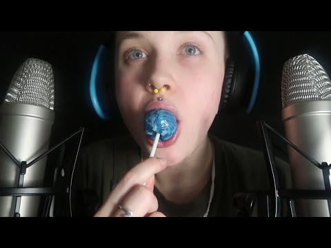 ASMR | BLUEBERRY CREAM Original Gourmet Lollipop | Mouth Sounds