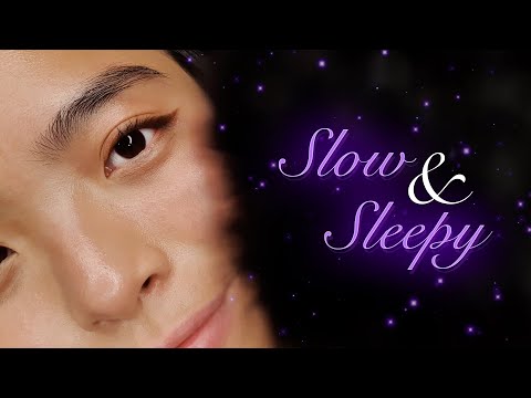 ASMR Slow & Close Up Face Brushing To Make You Sleepy  💤