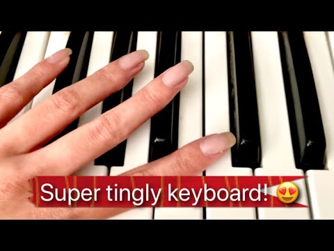 ASMR Old Piano (Keyboard) Keys 🎹 Tapping, Pressing, Scratching