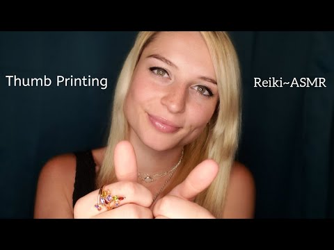 Thumb Printing Reiki Energy into Your Eyes For Deep Sleep and Complete Relaxation