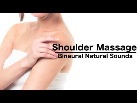 [音フェチ]肩のマッサージ[ASMR]"Shoulder massage"Binaural Natural Sounds/어깨 두드리기 [JAPAN]