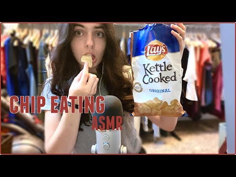 ASMR | eating chips, crunchy mouth sounds | ASMRbyJ