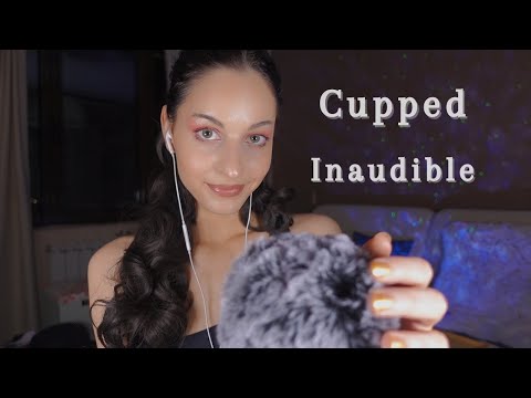 ASMR Cupped Inaudible/Unintelligible Whispers for relaxation🌟💙💜