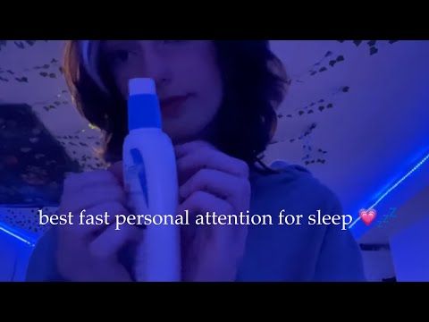 quick pamper for you | fast personal attention, hair brushing, skincare and hand care ASMR