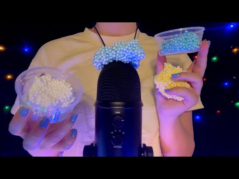 ASMR - Playing With Floam (Crunchy Slime Sounds) [No Talking]