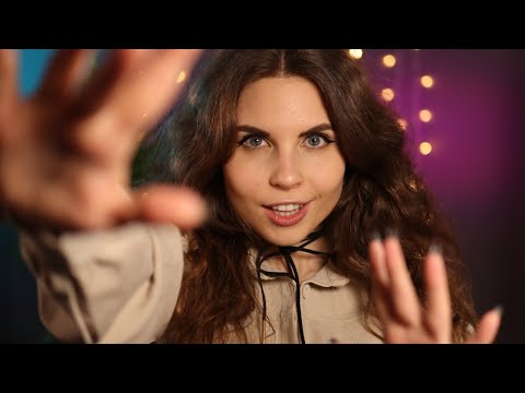 ASMR FAST & UP CLOSE HAND MOVEMENTS & SOUNDS + Mouth Sounds + Fabric Scratching
