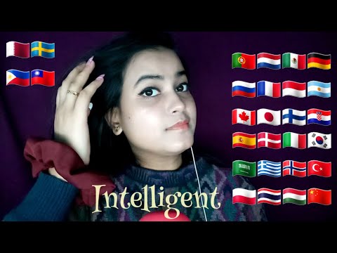 ASMR "Intelligent" in 25+ Different Languages