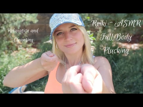 Plucking Known and Unkown illness, infections and diseases with reiki energy and ASMR