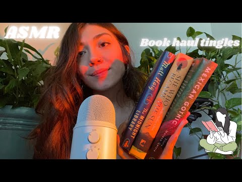 ASMR | Book haul tingles ~ book tapping, gripping, rambles +