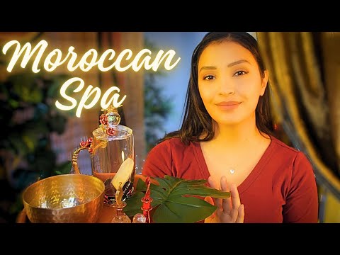 ASMR Moroccan Spa | Soothing Facial, Hair Treatment and Massage